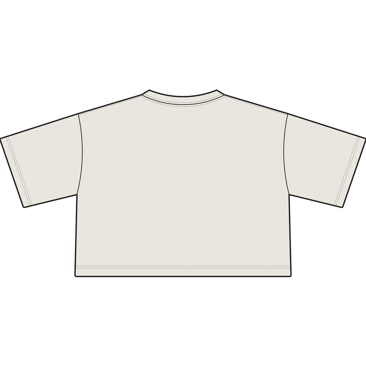 Move Bougie Fitted Crop Tee