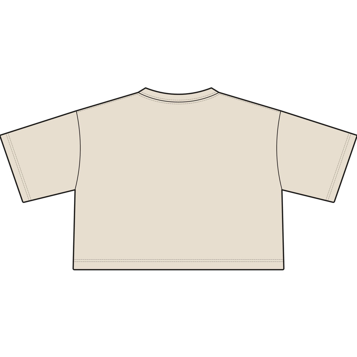 Move Bougie Fitted Crop Tee
