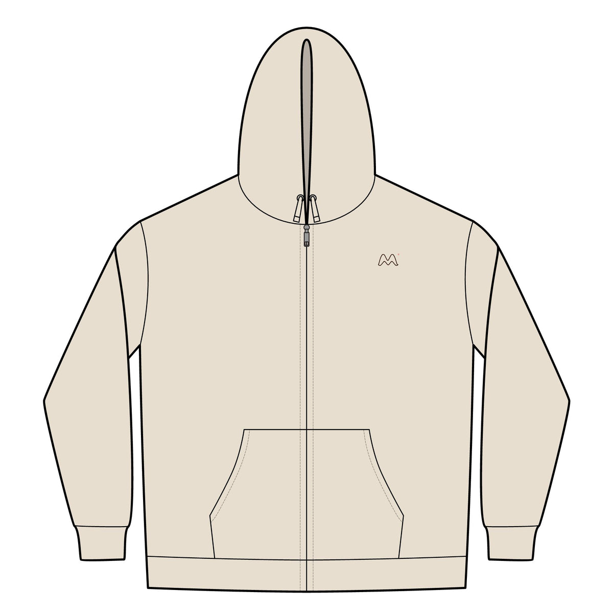 Move Bougie Cropped Zip Jacket