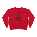 Live Bougie Crewneck Sweatshirt — Luxe Casual Graphic Sweatshirt