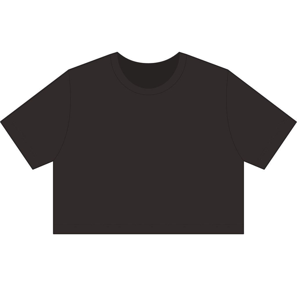 Bougie Crop Tee — Women's Stone Wash Cropped T-Shirt