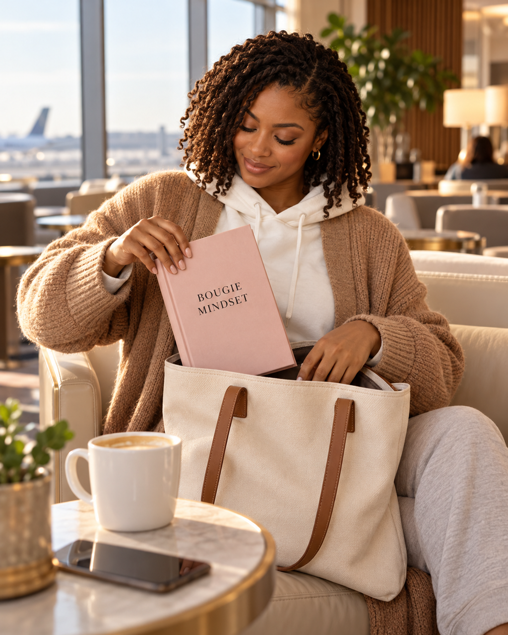 Bougie Mindset Hardcover Journal - Blush