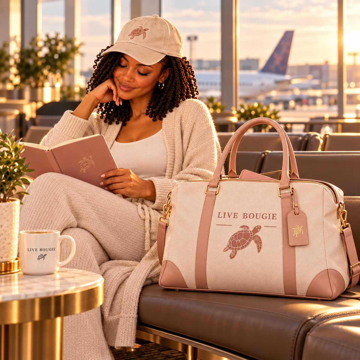 Live Bougie Turtle Weekender Tote Bag