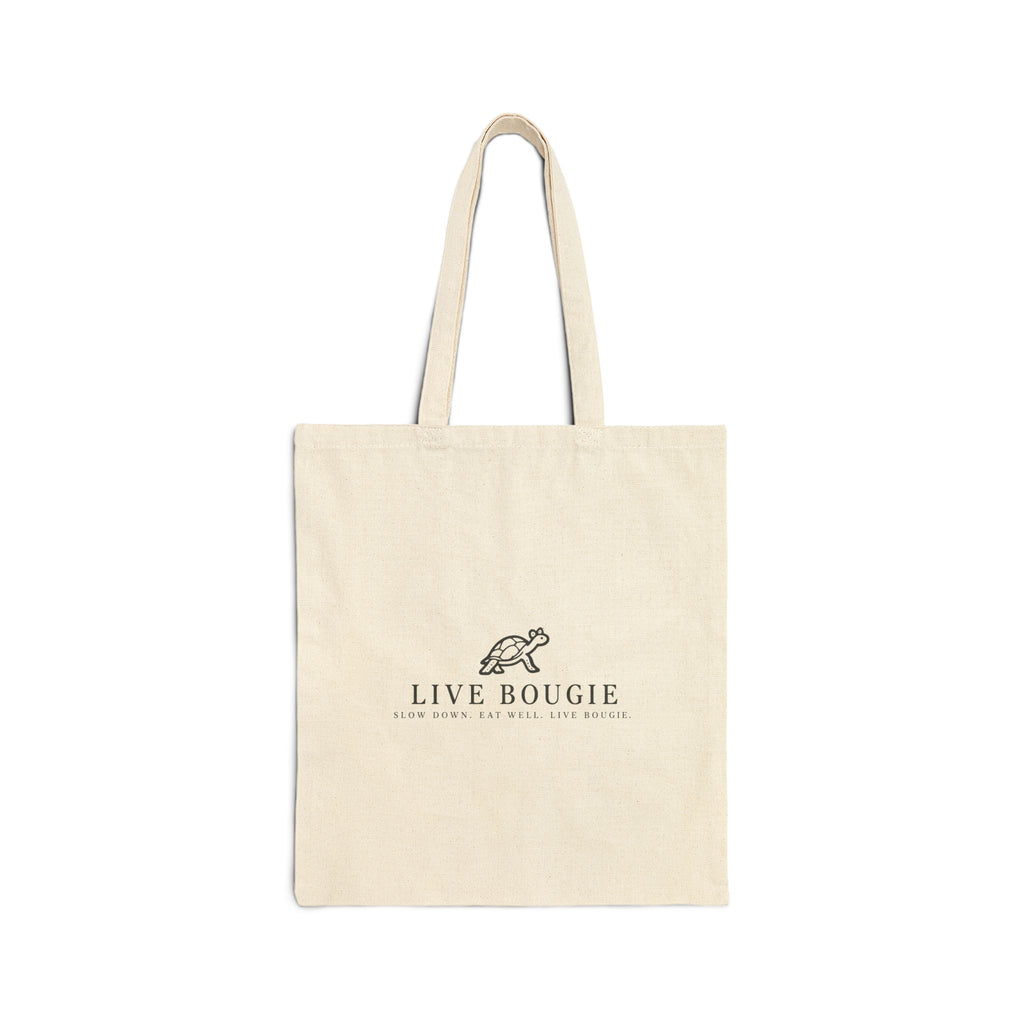 Bougie AF Minimalist French-Inspired Cotton Canvas Tote Bag