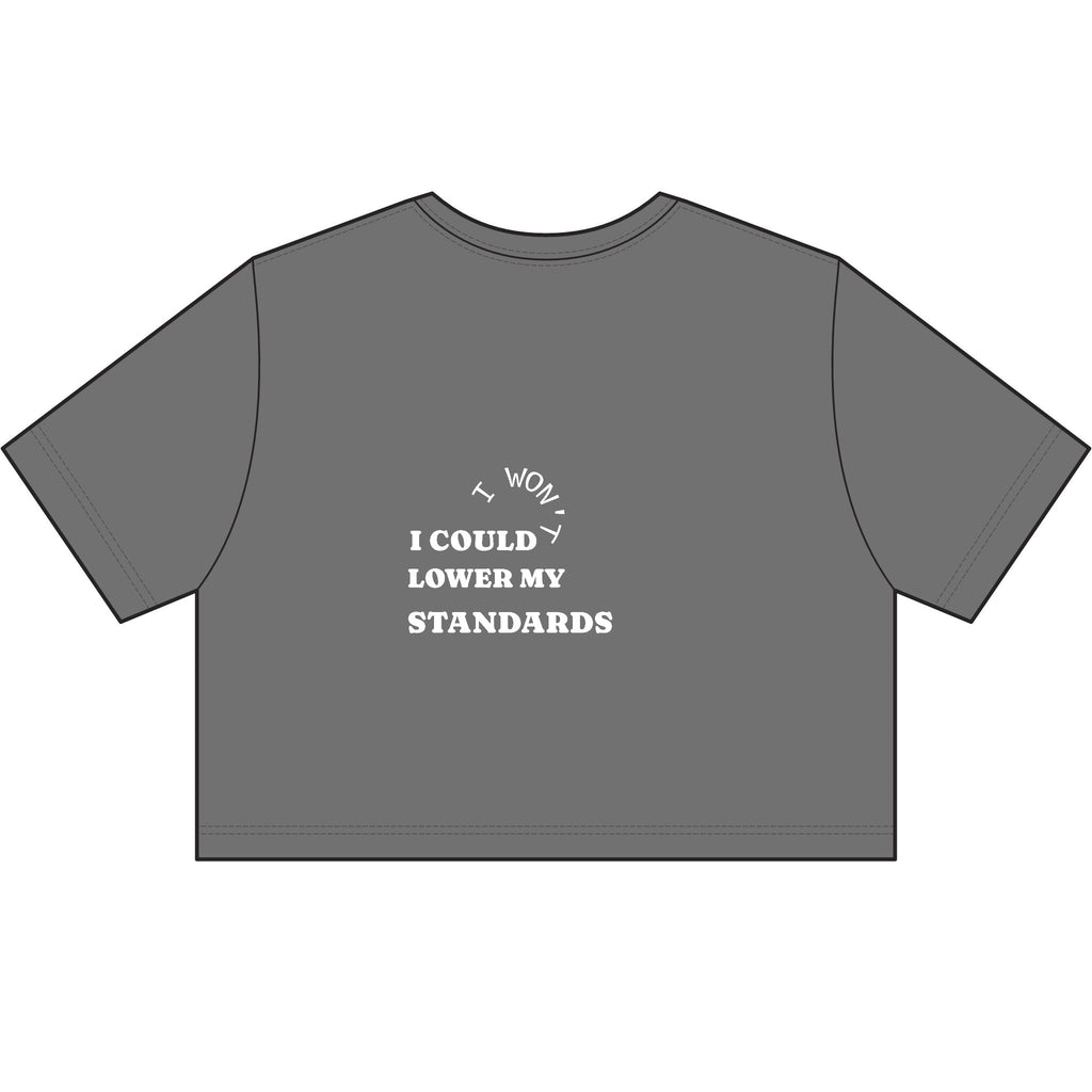 Bougie Crop Tee — Women's Stone Wash Cropped T-Shirt