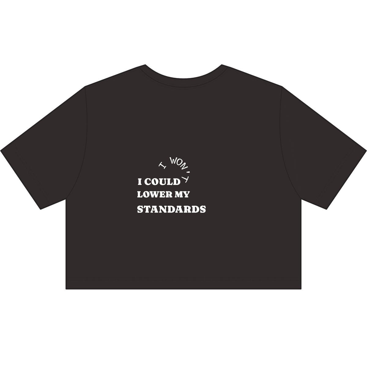 Bougie Crop Tee — Women's Stone Wash Cropped T-Shirt