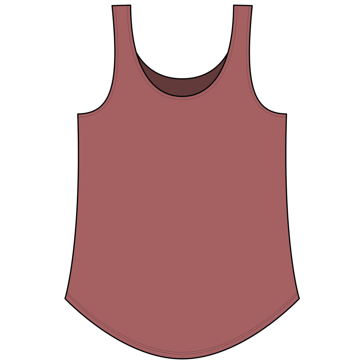 Move Bougie Scoop-Neck Movement Tank