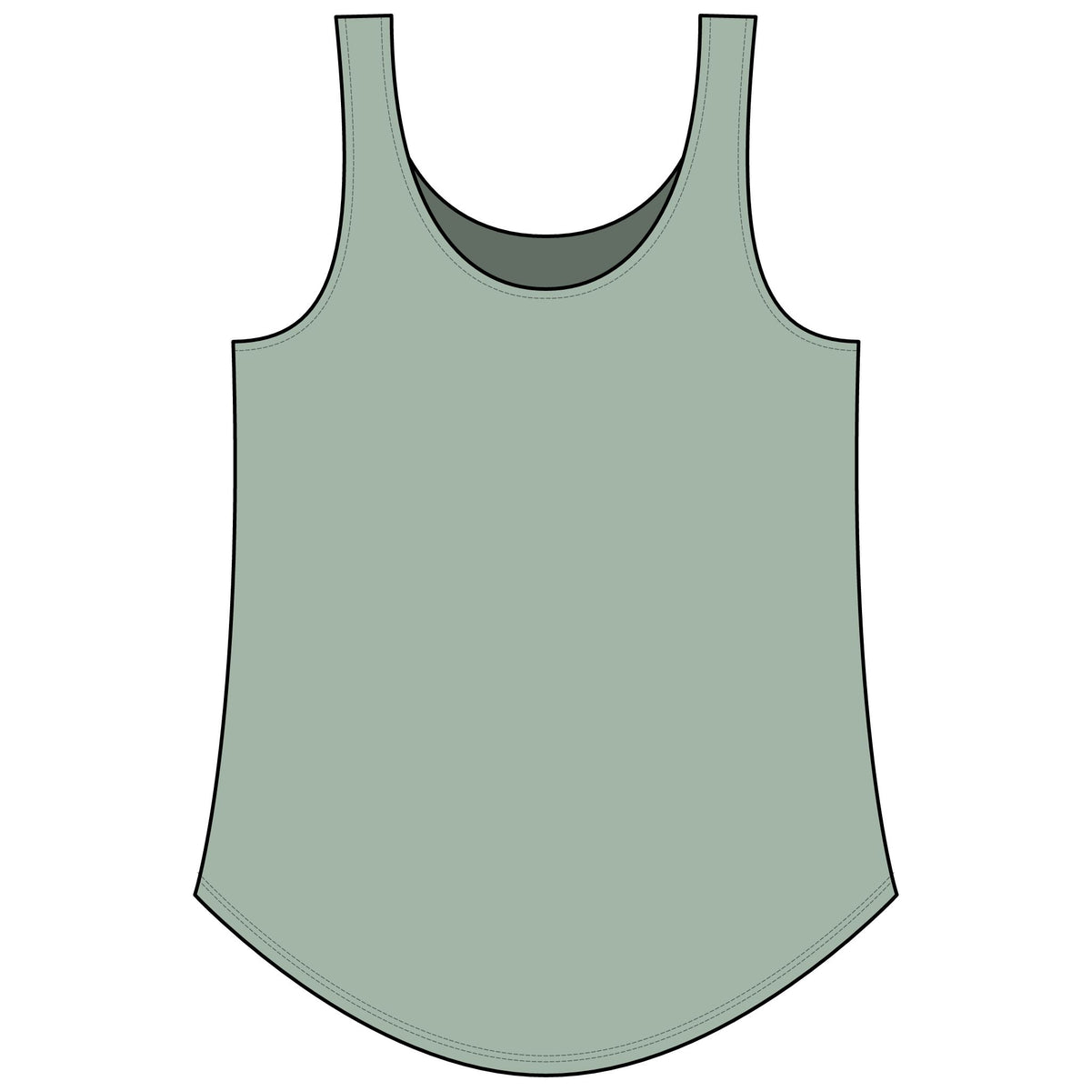 Move Bougie Scoop-Neck Movement Tank