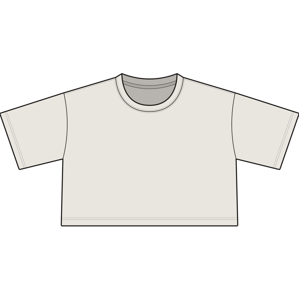 Move Bougie Fitted Crop Tee
