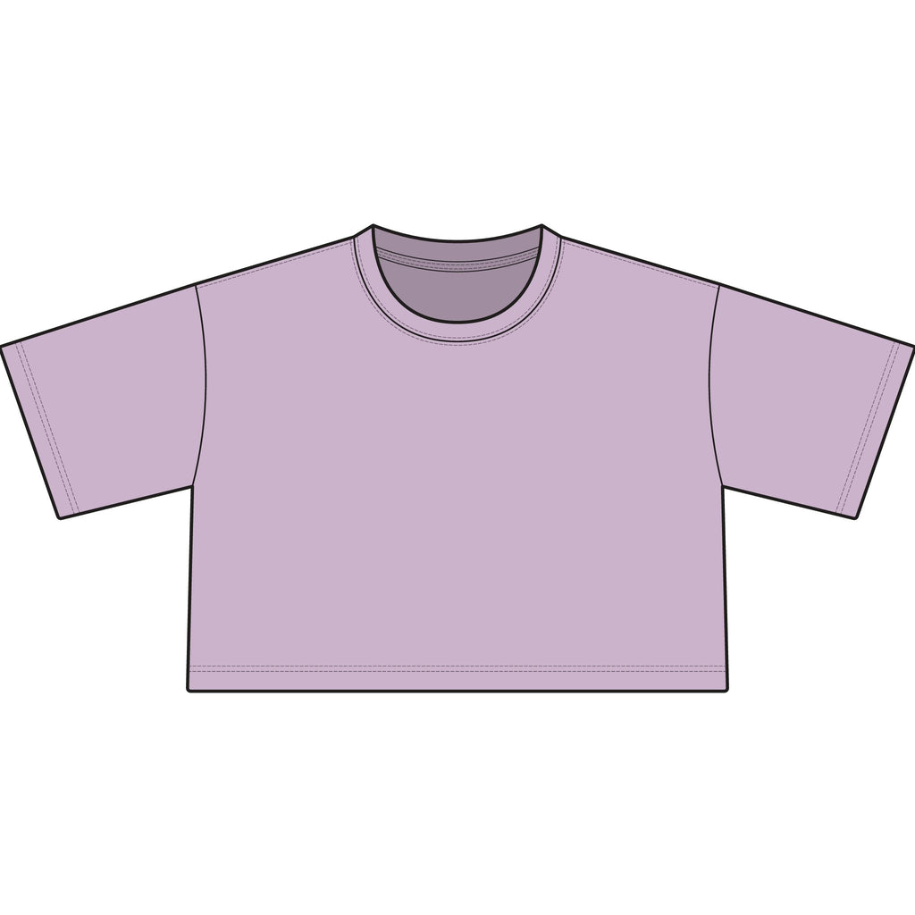 Move Bougie Fitted Crop Tee