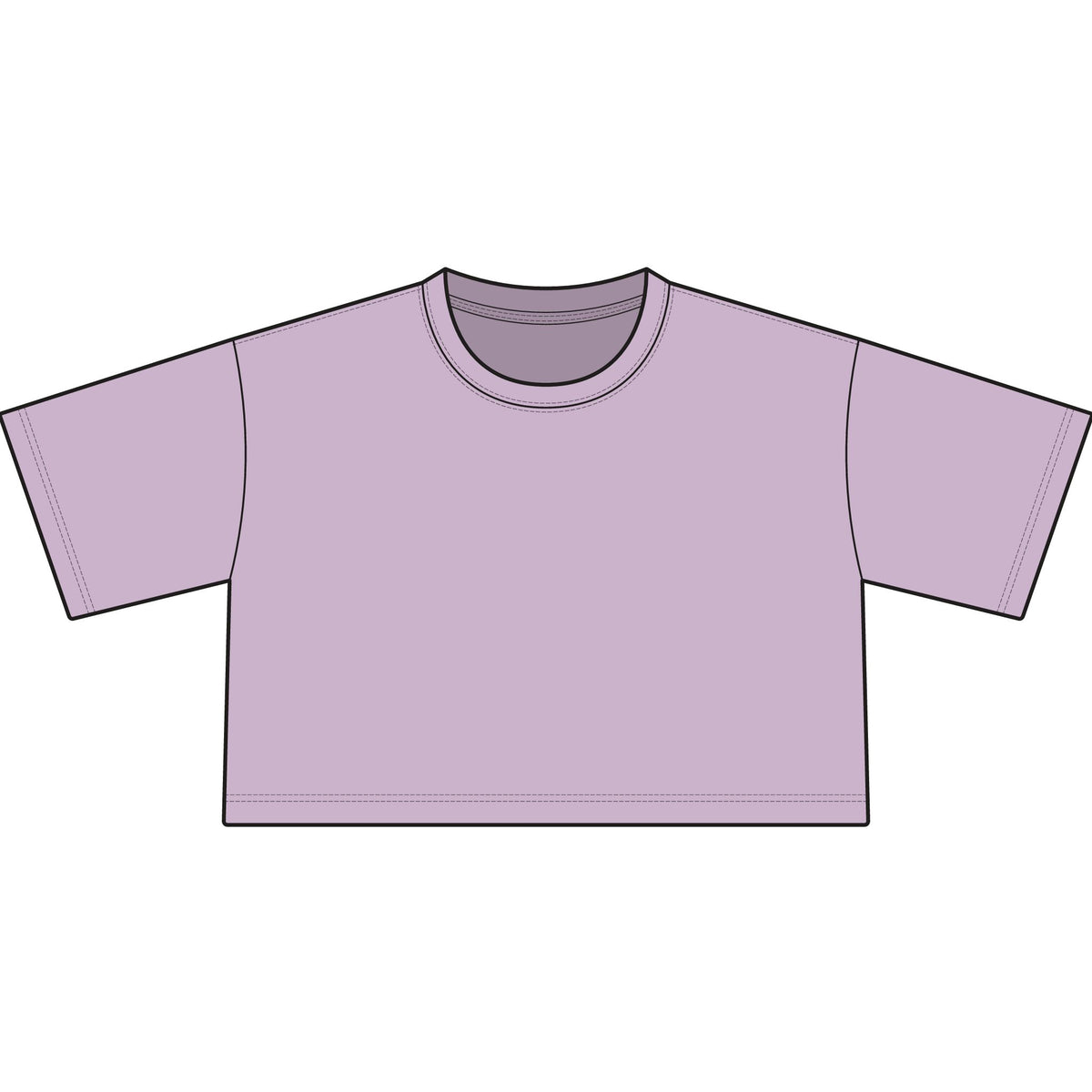 Move Bougie Fitted Crop Tee
