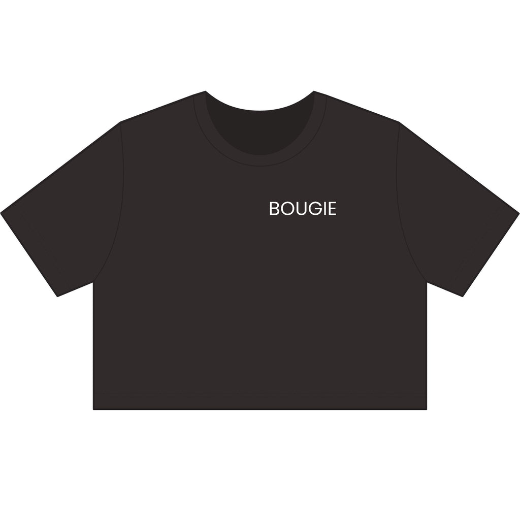 Bougie Crop Tee — Women's Stone Wash Cropped T-Shirt