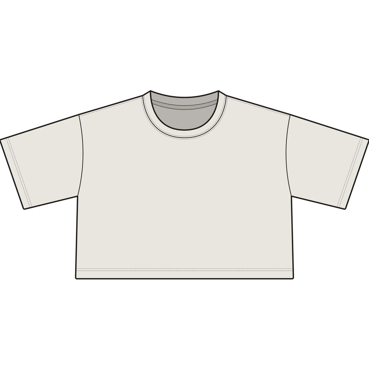 Move Bougie Fitted Crop Tee
