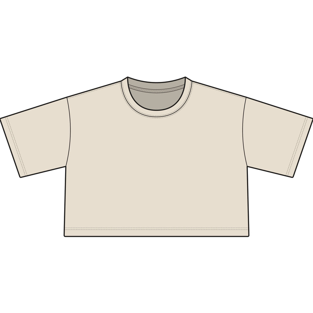 Move Bougie Fitted Crop Tee